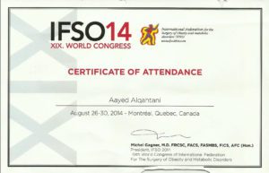 IFSO Certificate of Attendance